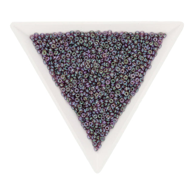 Demi-Round 11/0 – Gold-Lustered Hydrangea - PerlineBeads