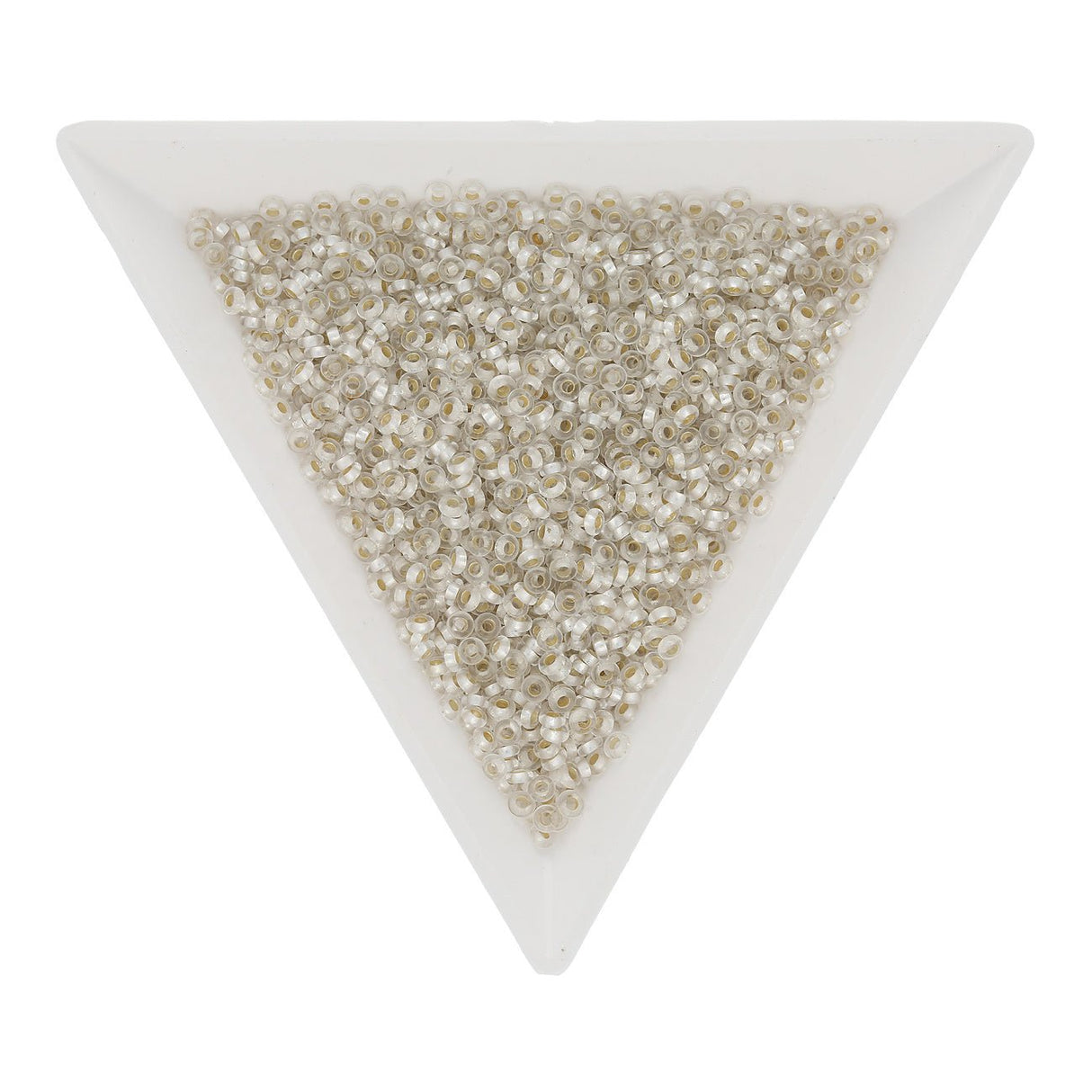 Demi-Round 11/0 – PermaFinish – Silver Lined Frosted - PerlineBeads