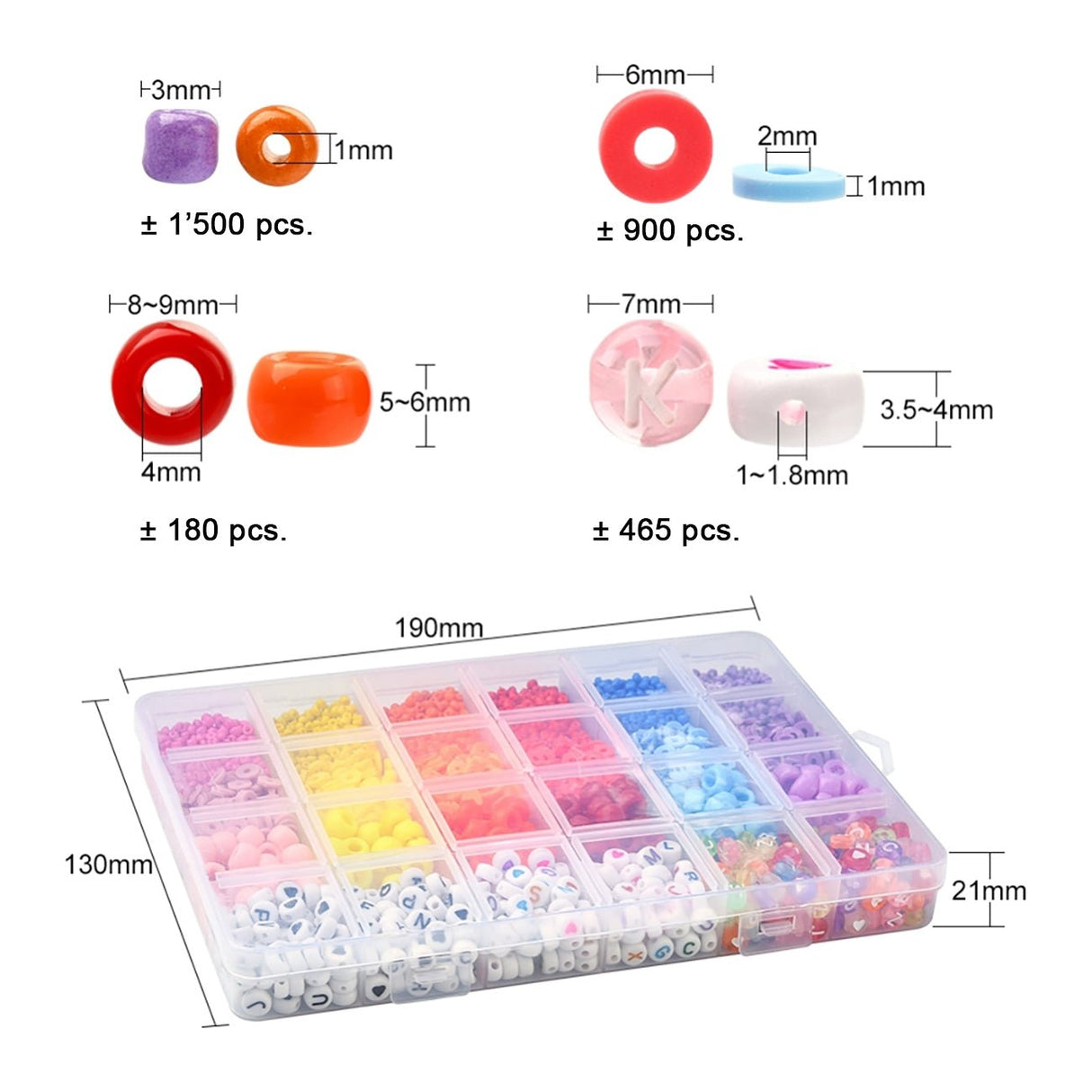 DIY Perlenset in praktischer Box - PerlineBeads