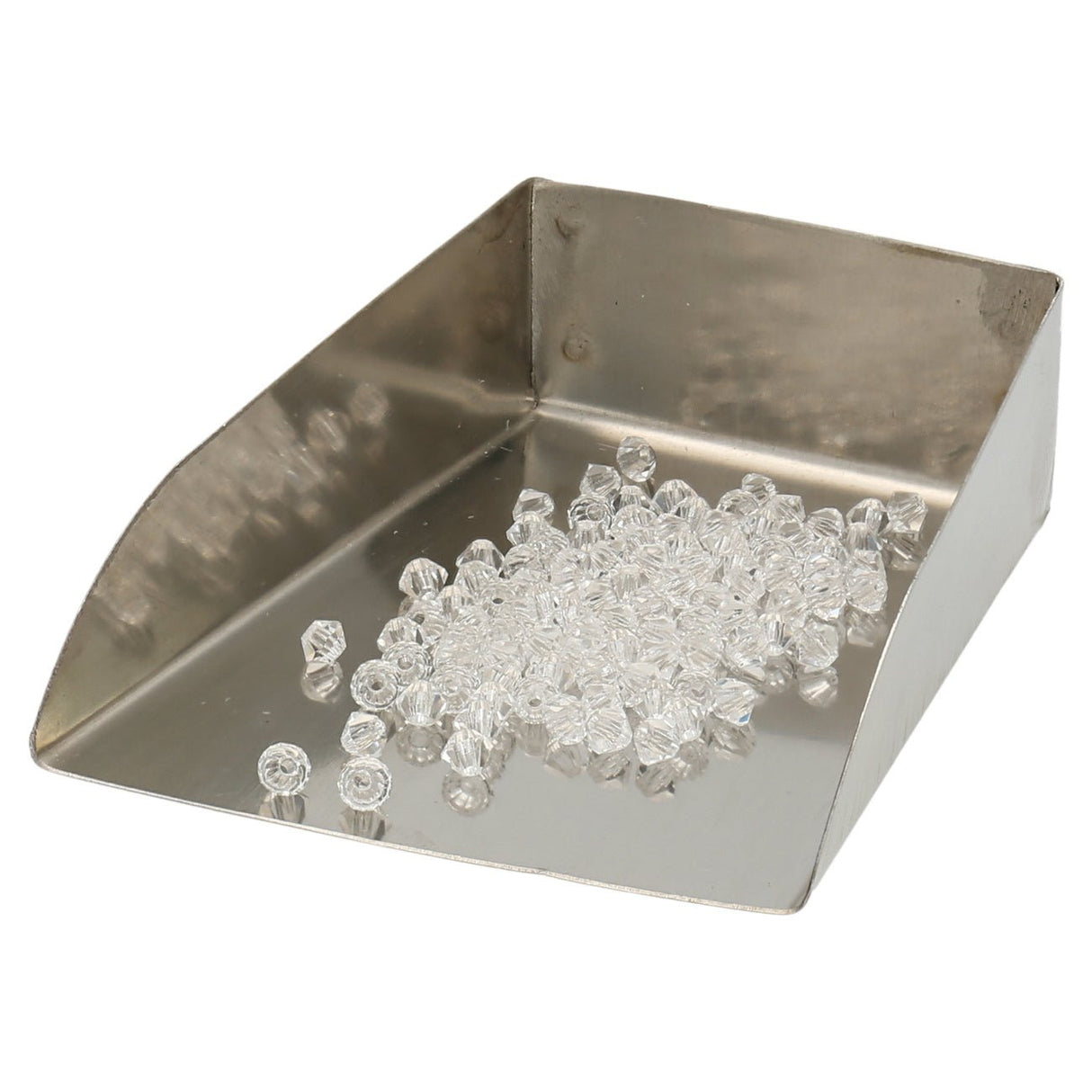 Doppelkegel 3 mm - Crystal - PerlineBeads