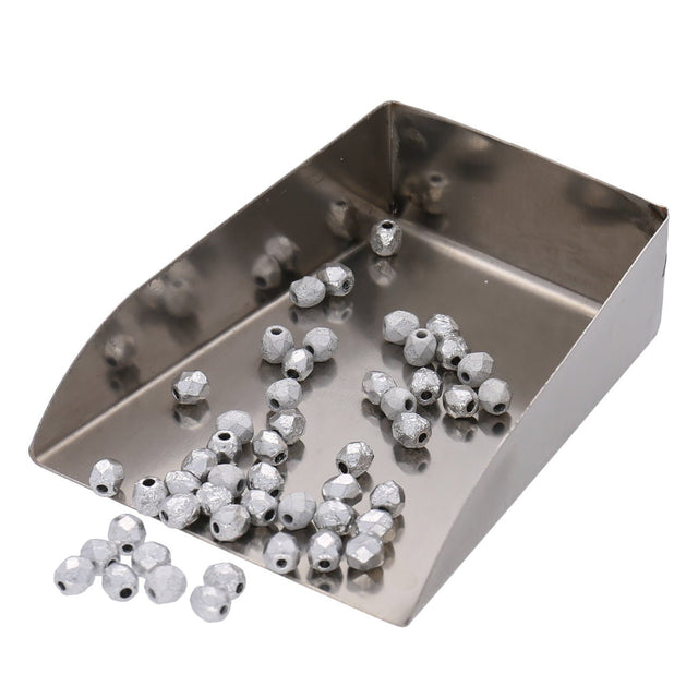 Fire polished 4 mm Glasperlen - Crystal Etched Labrador Full - PerlineBeads