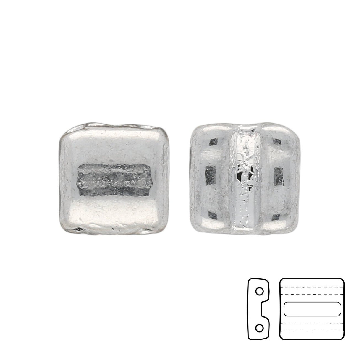 Fixer Beads horizontale Ausführung - Crystal Full Labrador - PerlineBeads