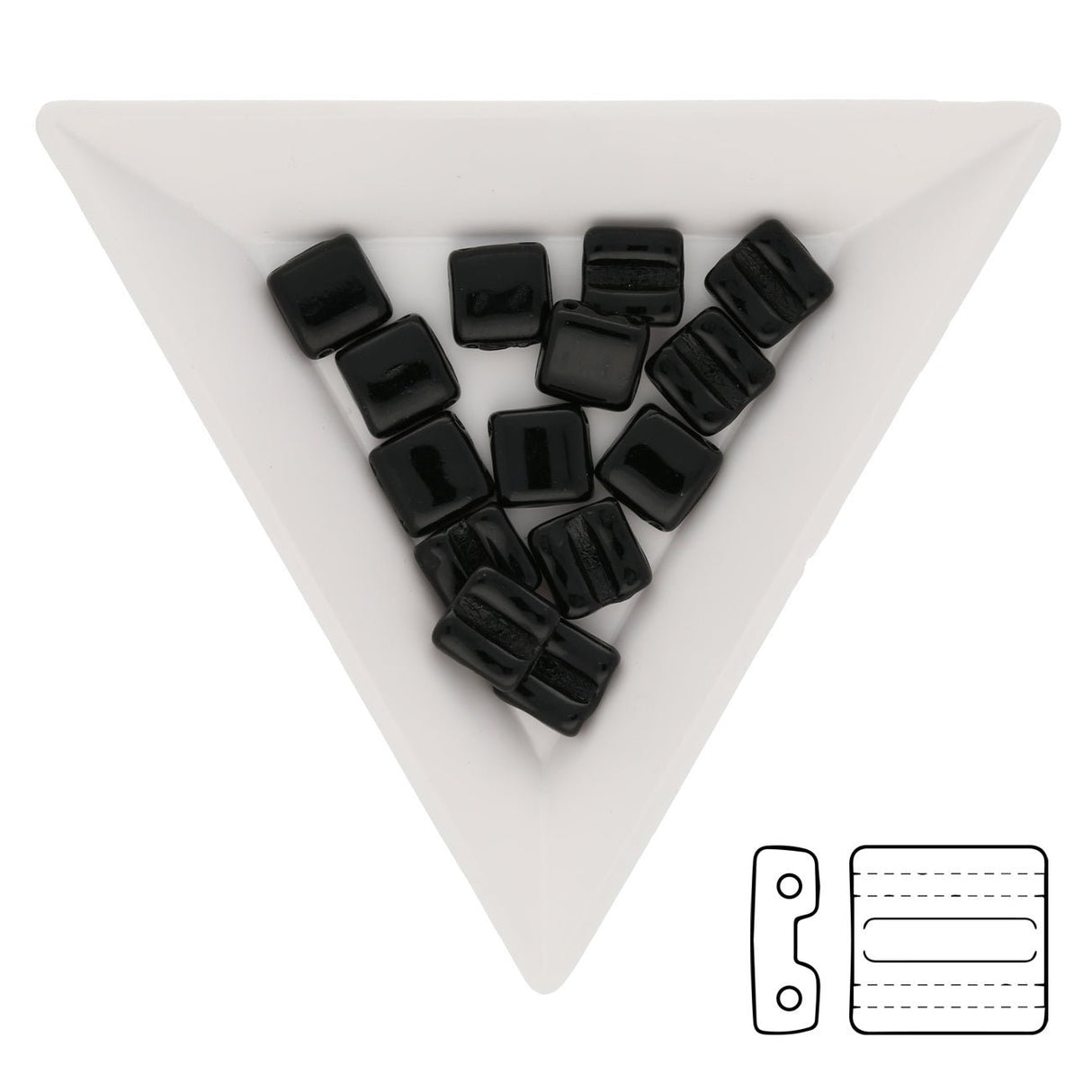 Fixer Beads horizontale Ausführung - Jet - PerlineBeads