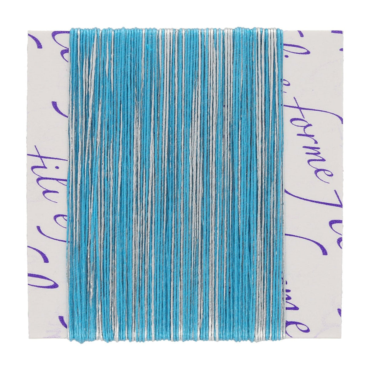 Florence Schmuckgarn - Türkis / Silber (UN005/A) - PerlineBeads