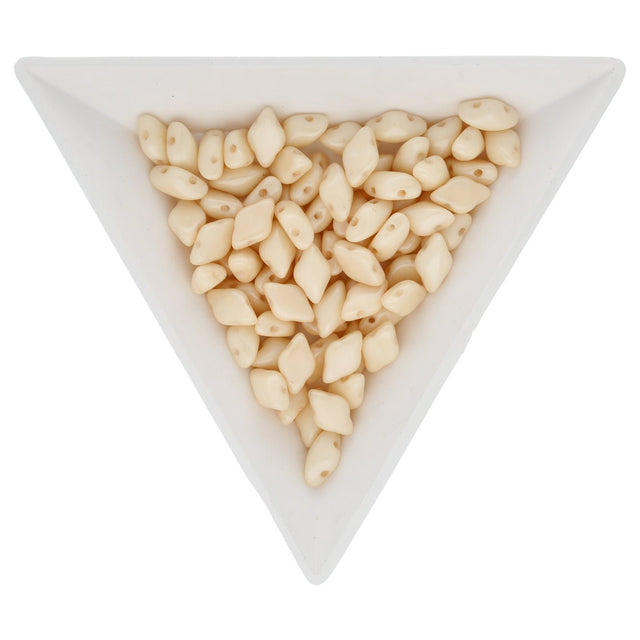 GemDuo - Chalk Beige Lumi - PerlineBeads