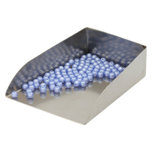 Glasperlen rund - 3 mm - Alabaster Pastel Light Sapphire - PerlineBeads