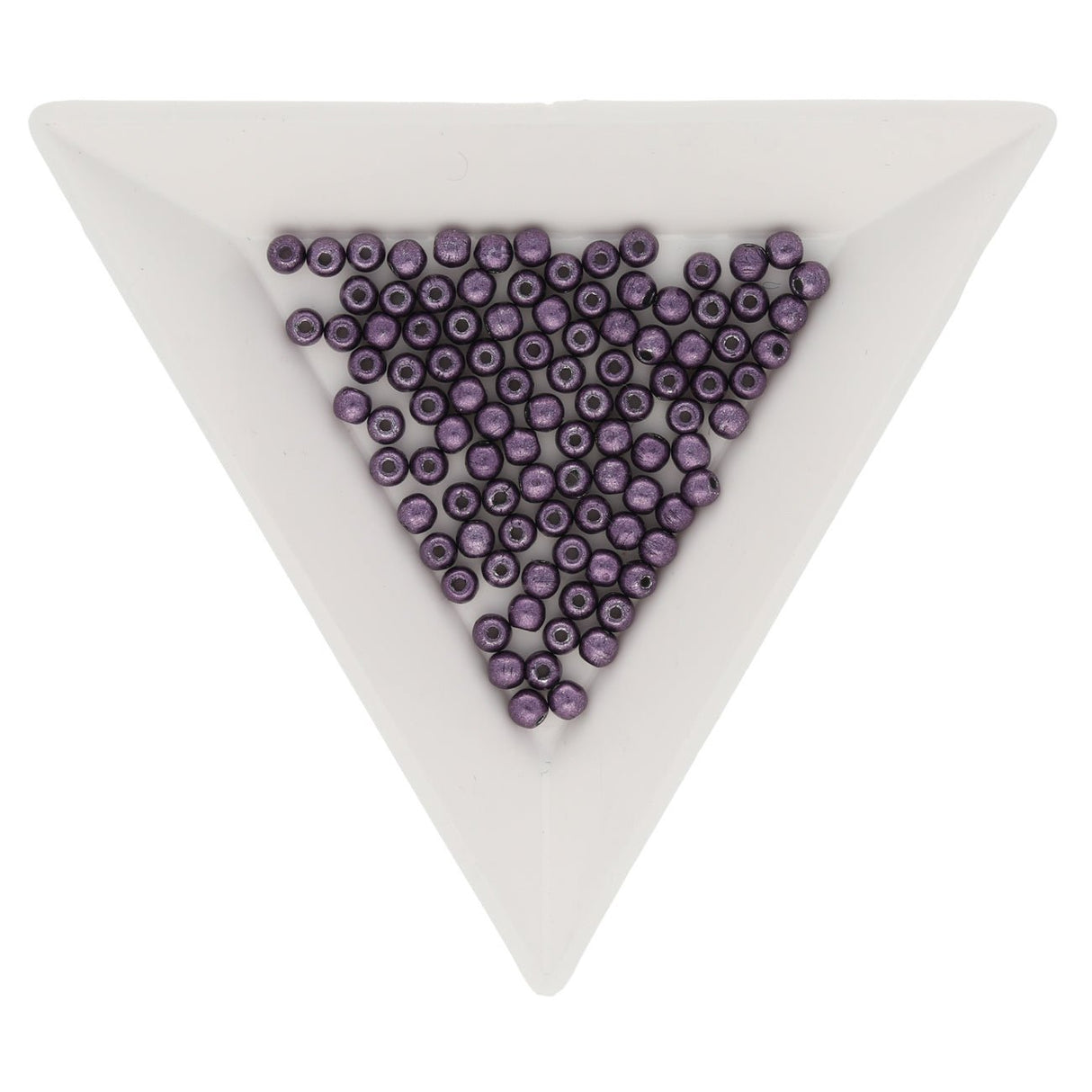 Glasperlen rund - 3 mm - Saturated Metallic Tawny Port - PerlineBeads