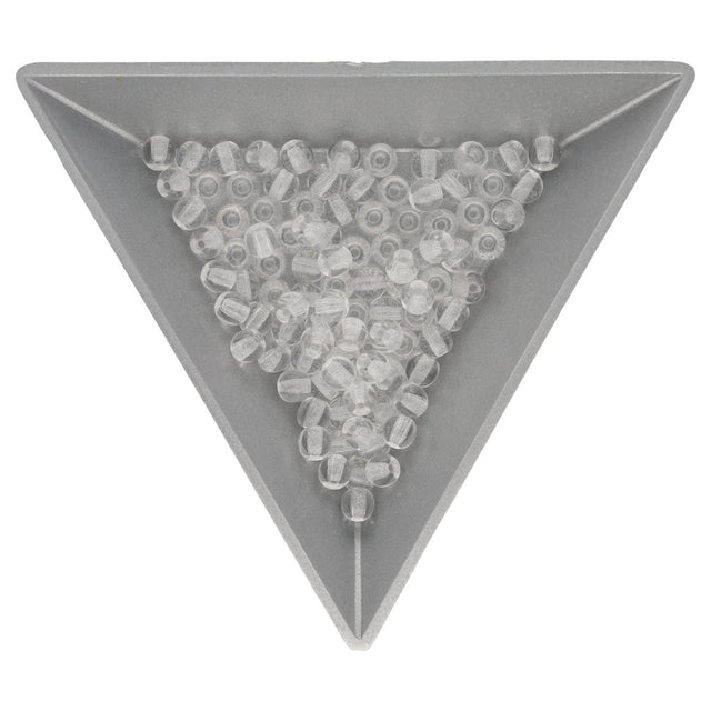 Glasperlen rund - 4 mm - Crystal - PerlineBeads