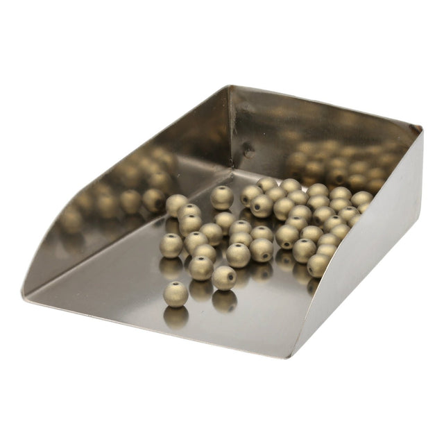 Glasperlen rund - 4 mm - Powdery Antique Gold - PerlineBeads