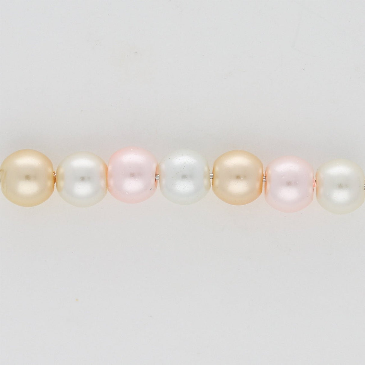 Glasperlen rund - 6 mm - Light Rose Mix - PerlineBeads
