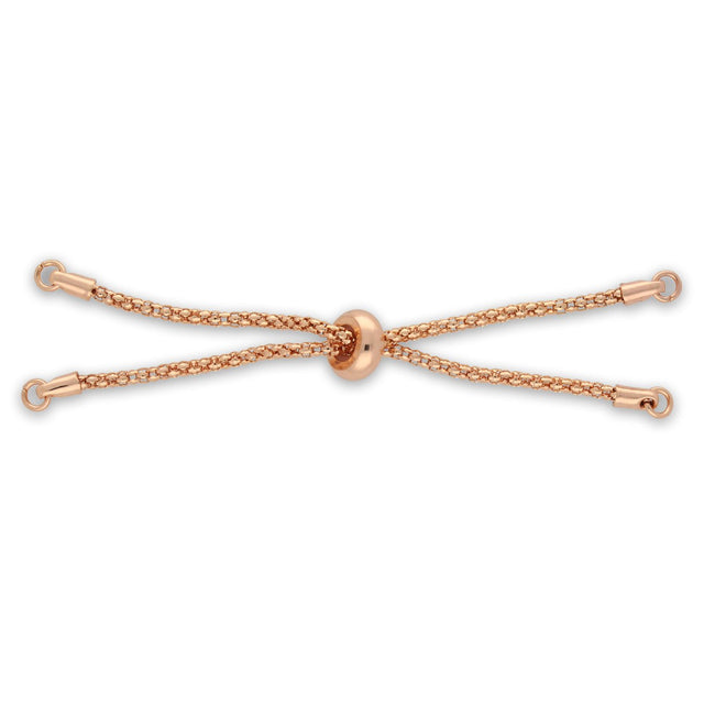 Halbfertiges Kettenarmband - rotgold - PerlineBeads