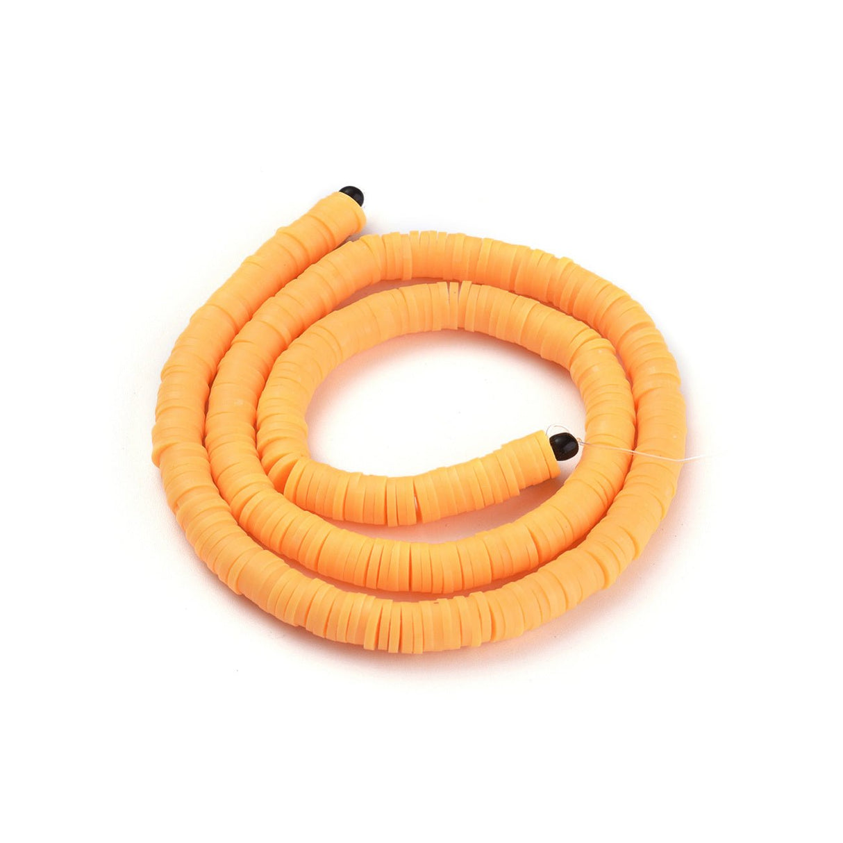 Heishi-Perlen aus Polymerpaste 6 mm – Yellow Gold - PerlineBeads