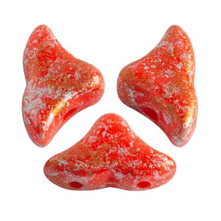 Hélios® par Puca® - Opaque Light Coral Tweedy - PerlineBeads