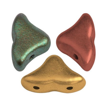 Hélios® par Puca® - Yellow Gold Metallic Iris - PerlineBeads