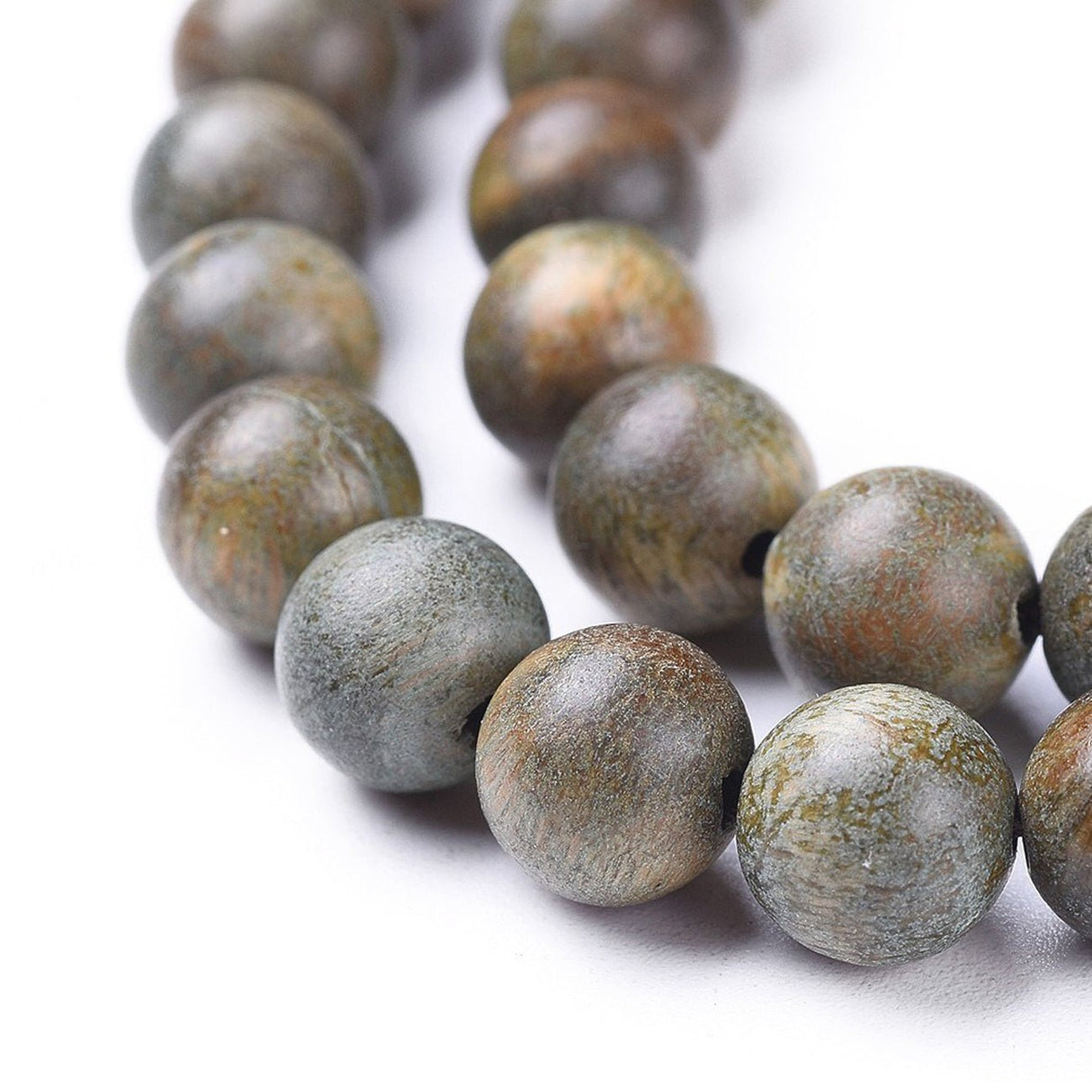 Holzperlen aus Sandelholz - 6 mm (20 Stk.) - PerlineBeads