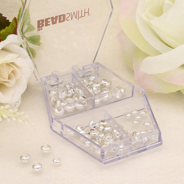 Kaschierperle versilbert sortiert - PerlineBeads