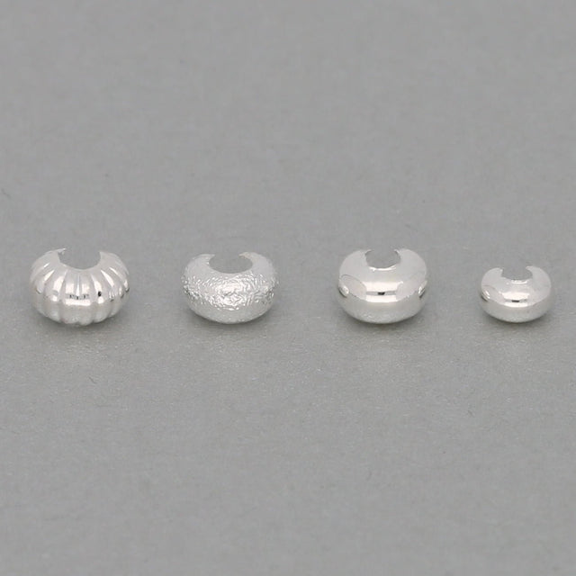 Kaschierperle versilbert sortiert - PerlineBeads