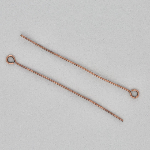 Kettelstift mit Öse 50 mm – Farbe Farbe Kupfer - PerlineBeads