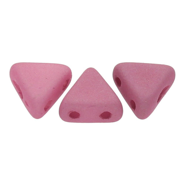 Dreieckige Glasperle - Khéops® par Puca® - Pastel Lime