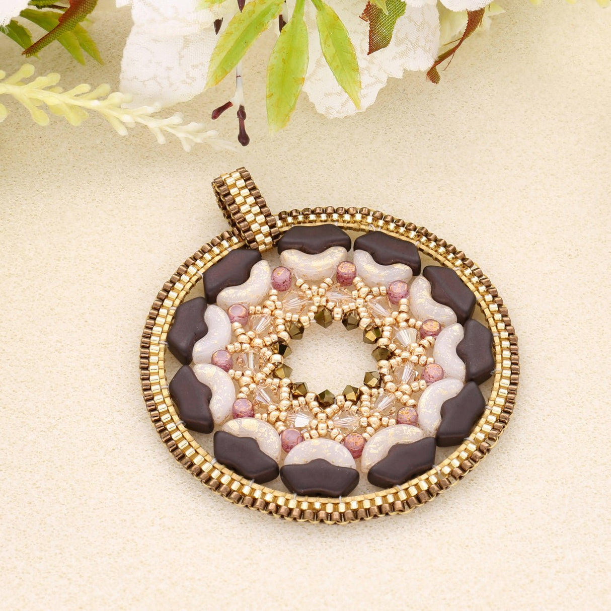 Kit für Anhänger “Delia” par Puca® - PerlineBeads