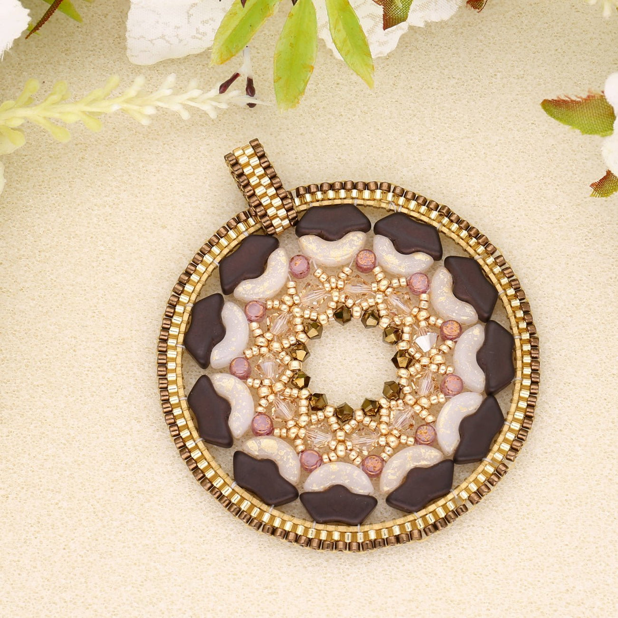 Kit für Anhänger “Delia” par Puca® - PerlineBeads