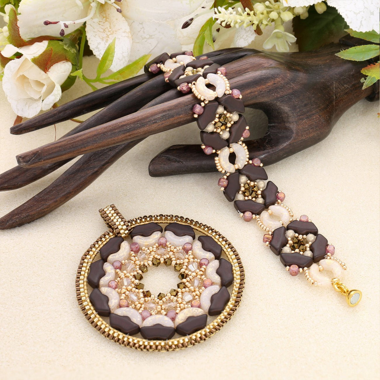 Kit für Armband “Diva” par Puca® - PerlineBeads