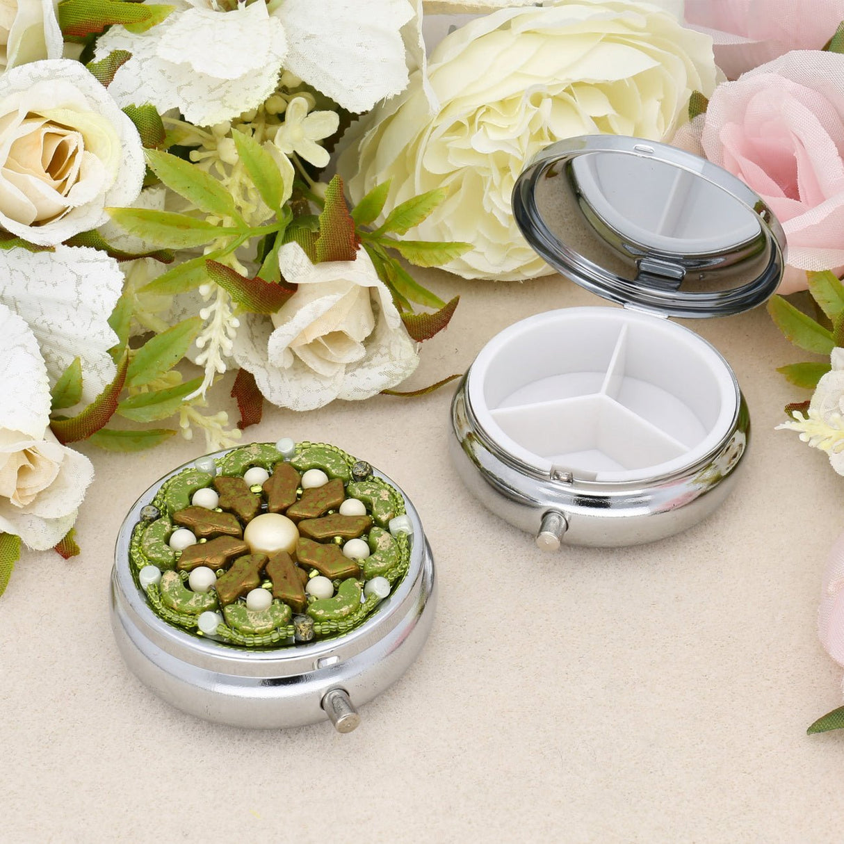 Kit Pillendose “Daisy” par Puca® - PerlineBeads