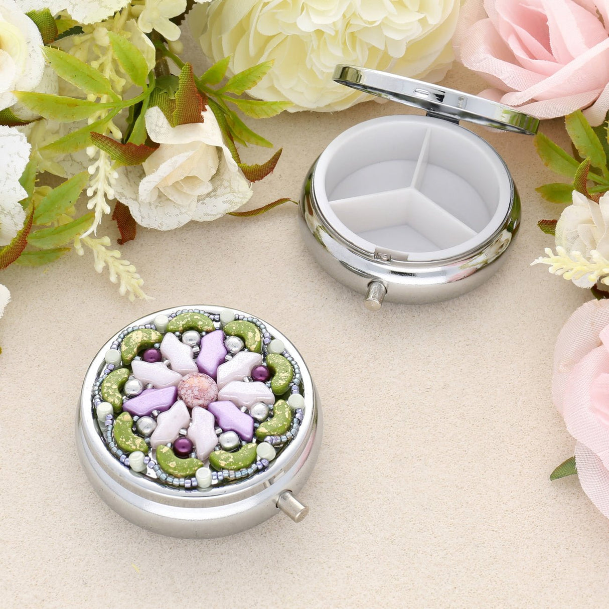 Kit Pillendose “Daisy” par Puca® - PerlineBeads