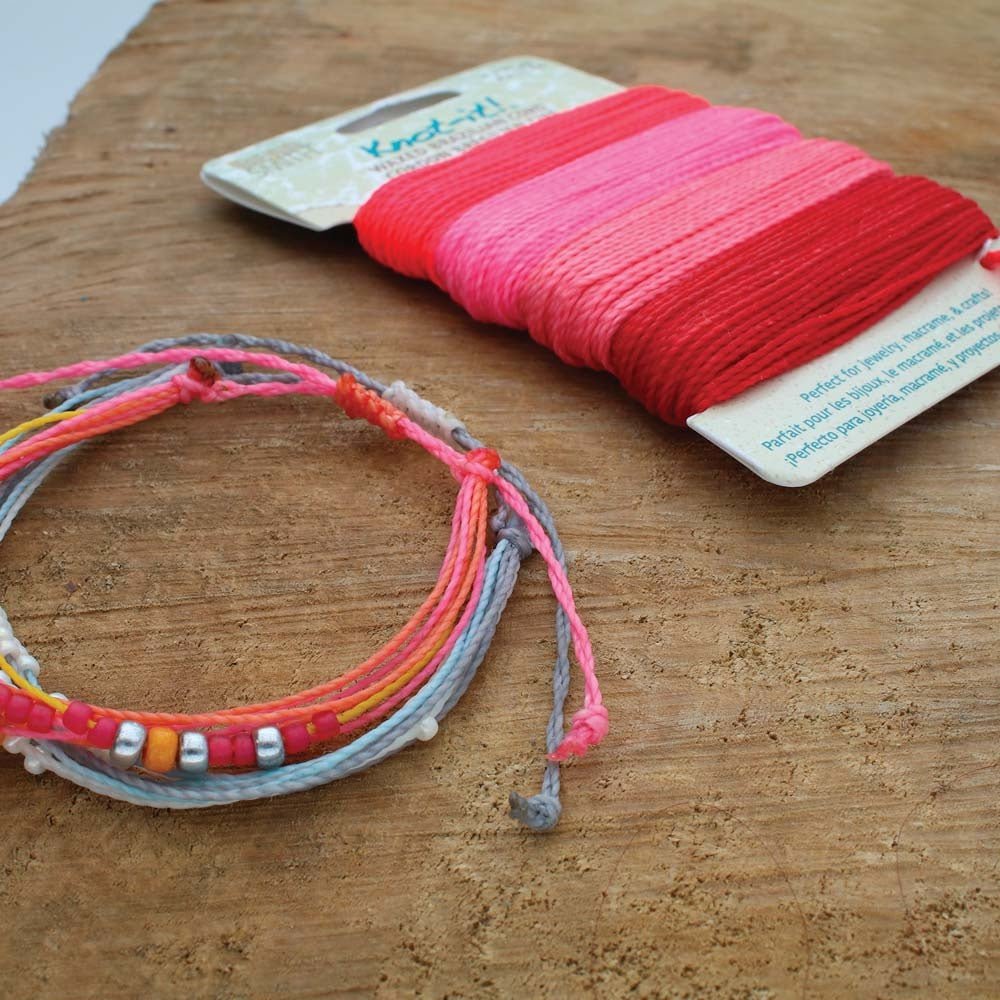 Knot-it! Gewachste brasilianische Kordel - Floral Vibes - PerlineBeads