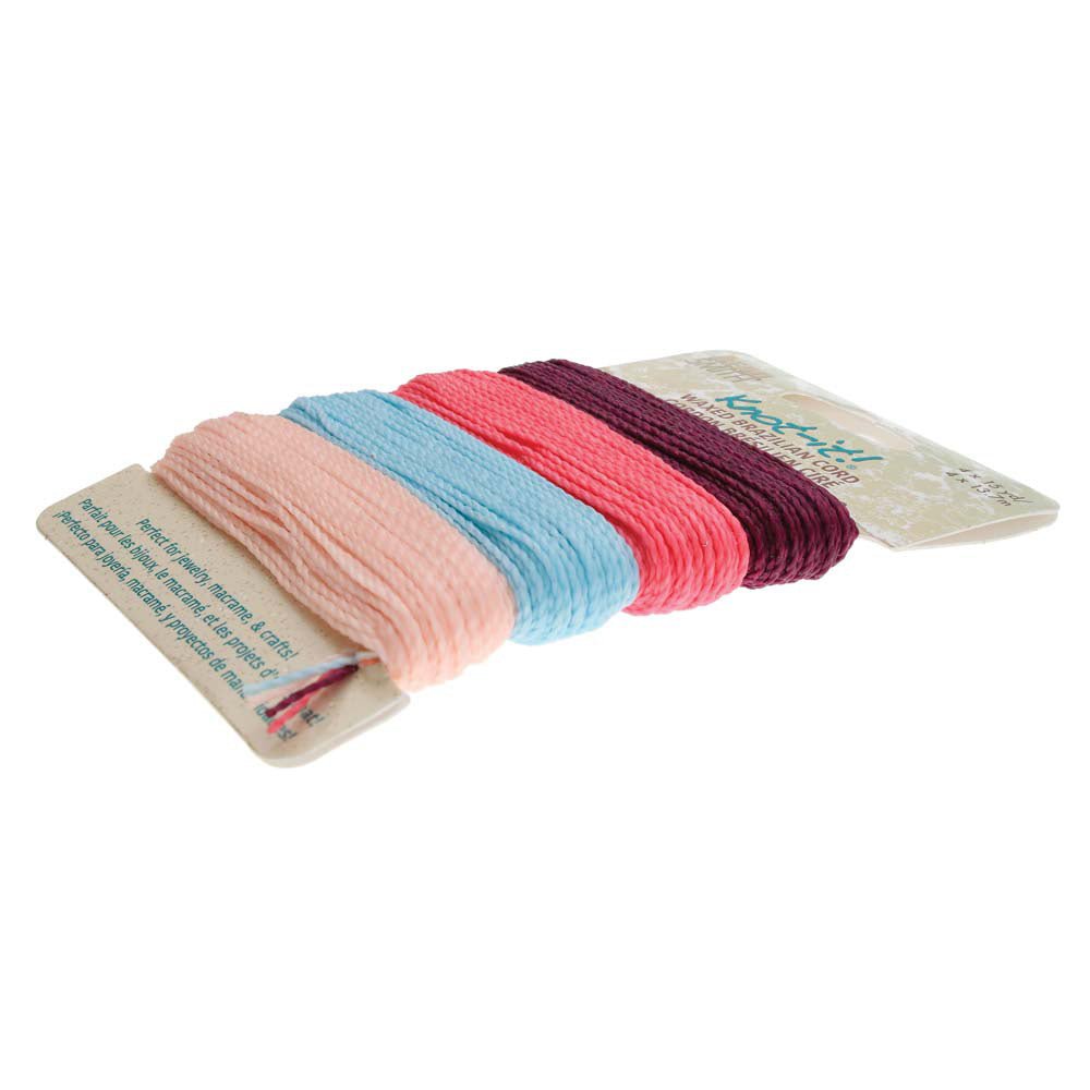 Knot-it! Gewachste brasilianische Kordel - Youthful Expressions - PerlineBeads
