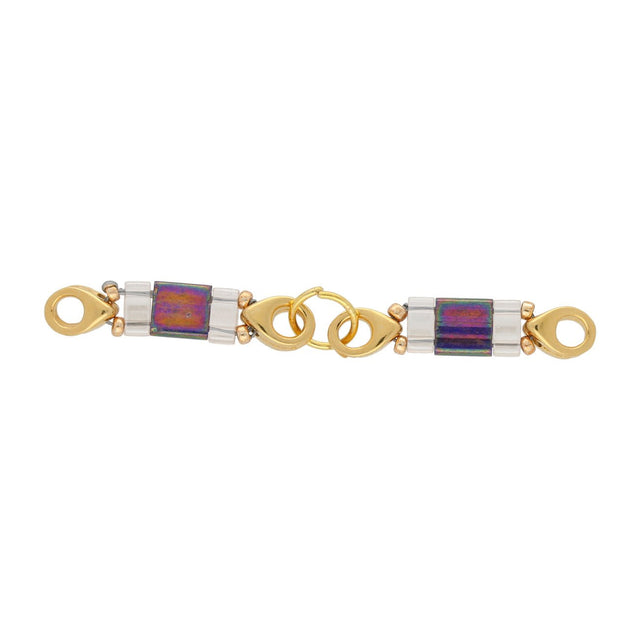 Kolympos-Superduo Bead Ending - 24K Gold Plate - PerlineBeads