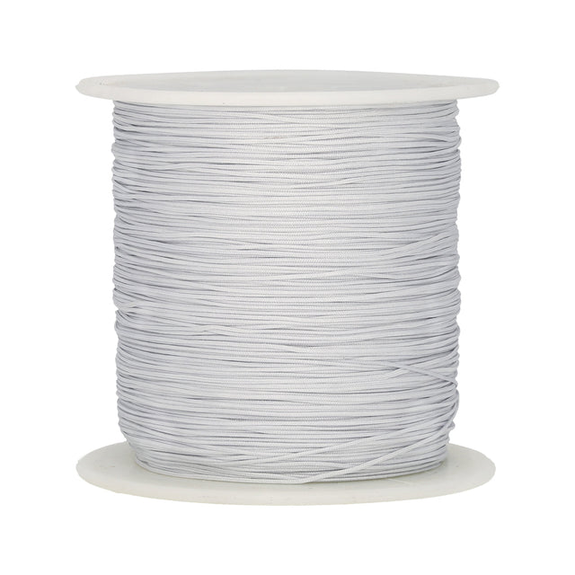 Kordel aus Nylon 0.5 mm - Light Grey - PerlineBeads