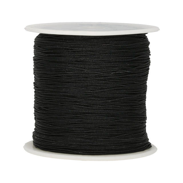 Kordel aus Nylon 0.5 mm - Schwarz - PerlineBeads