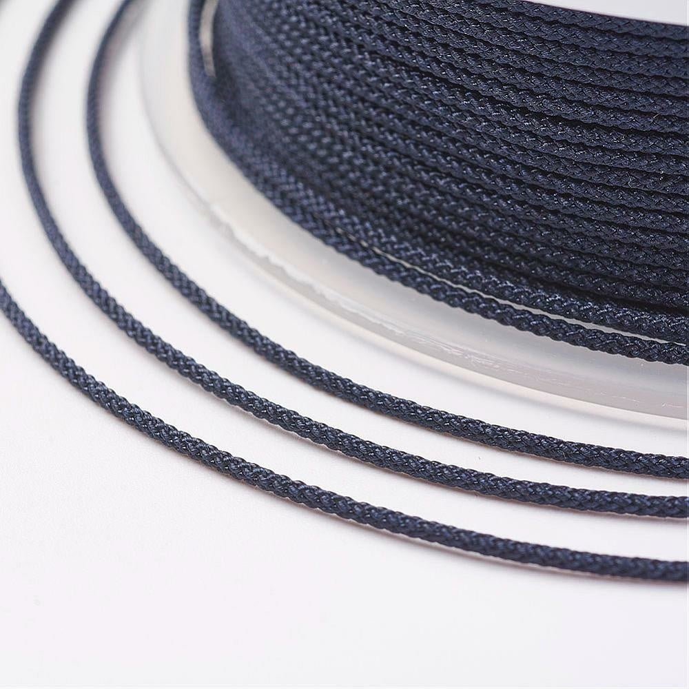 Kordel aus Nylon 1 mm - Dunkelblau - PerlineBeads