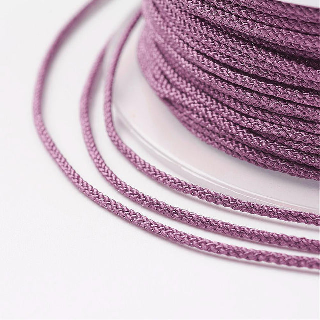 Kordel aus Nylon 1 mm - Plum - PerlineBeads