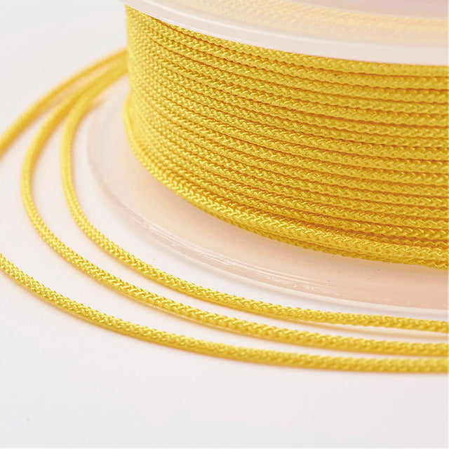 Kordel aus Nylon 1 mm - Yellow - PerlineBeads