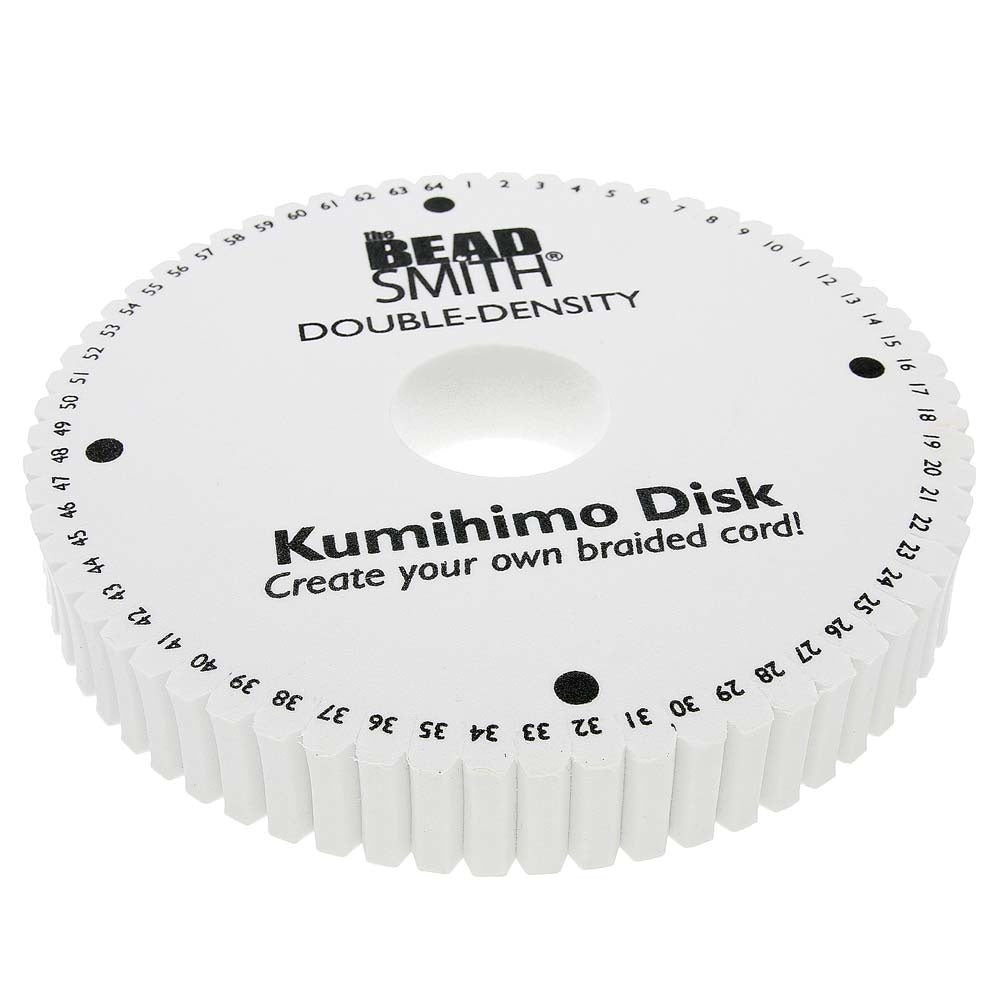 Kumihimo Scheibe 64 Schlitze- Durchmesser 15 cm - PerlineBeads