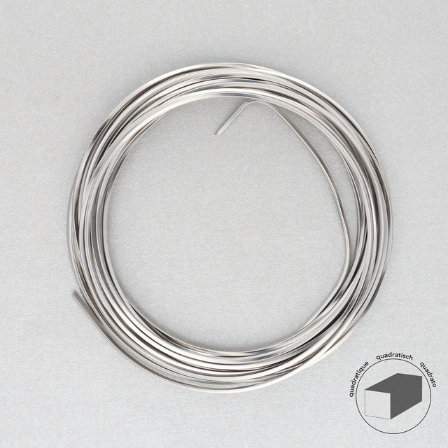 Kupferdraht Quadratisch: Wire Elements™ – 18 Gauge – Titanium Tarnish Resistant - PerlineBeads