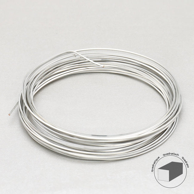 Kupferdraht Quadratisch: Wire Elements™ – 21 Gauge – Titanium Tarnish Resistant - PerlineBeads