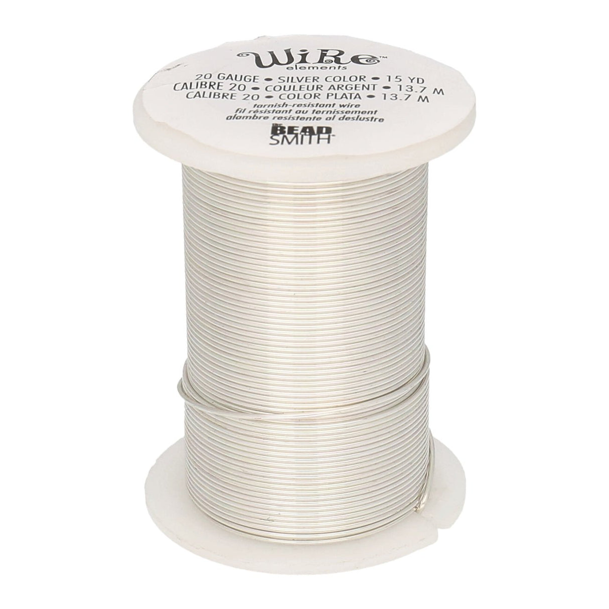 Kupferdraht: Wire Elements™ – 20 Gauge – Silver Tarnish Resistant - PerlineBeads