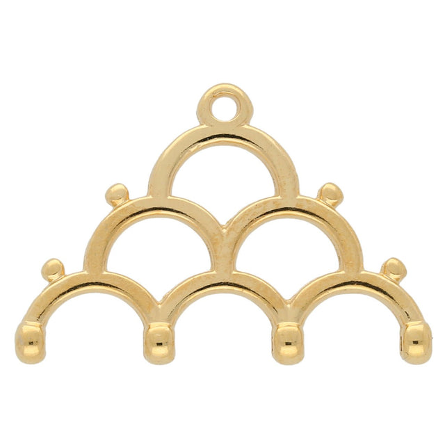 Lakos IV - 8/0 Bead Ending - 24K Gold Plate - PerlineBeads