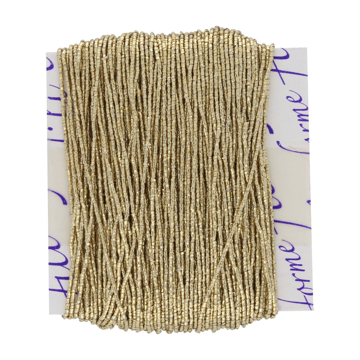 Lamé elastisches Schmuckgarn - Gold - PerlineBeads