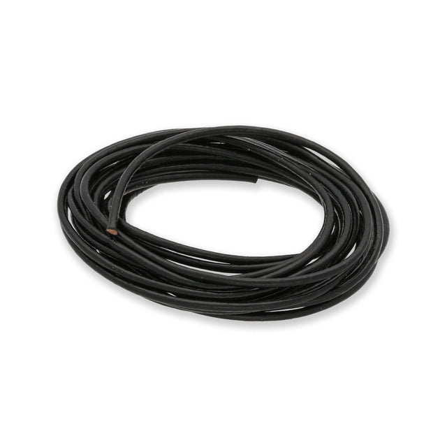 Lederkordel Ø 1 mm - Schwarz - PerlineBeads