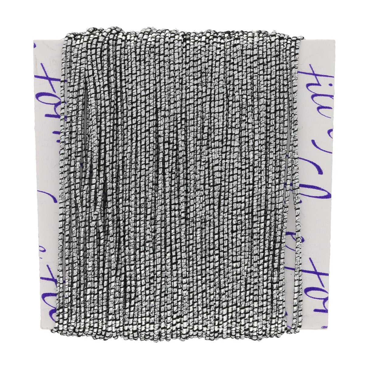 Luce Schmuckgarn - Silber-Schwarz (99137) - PerlineBeads