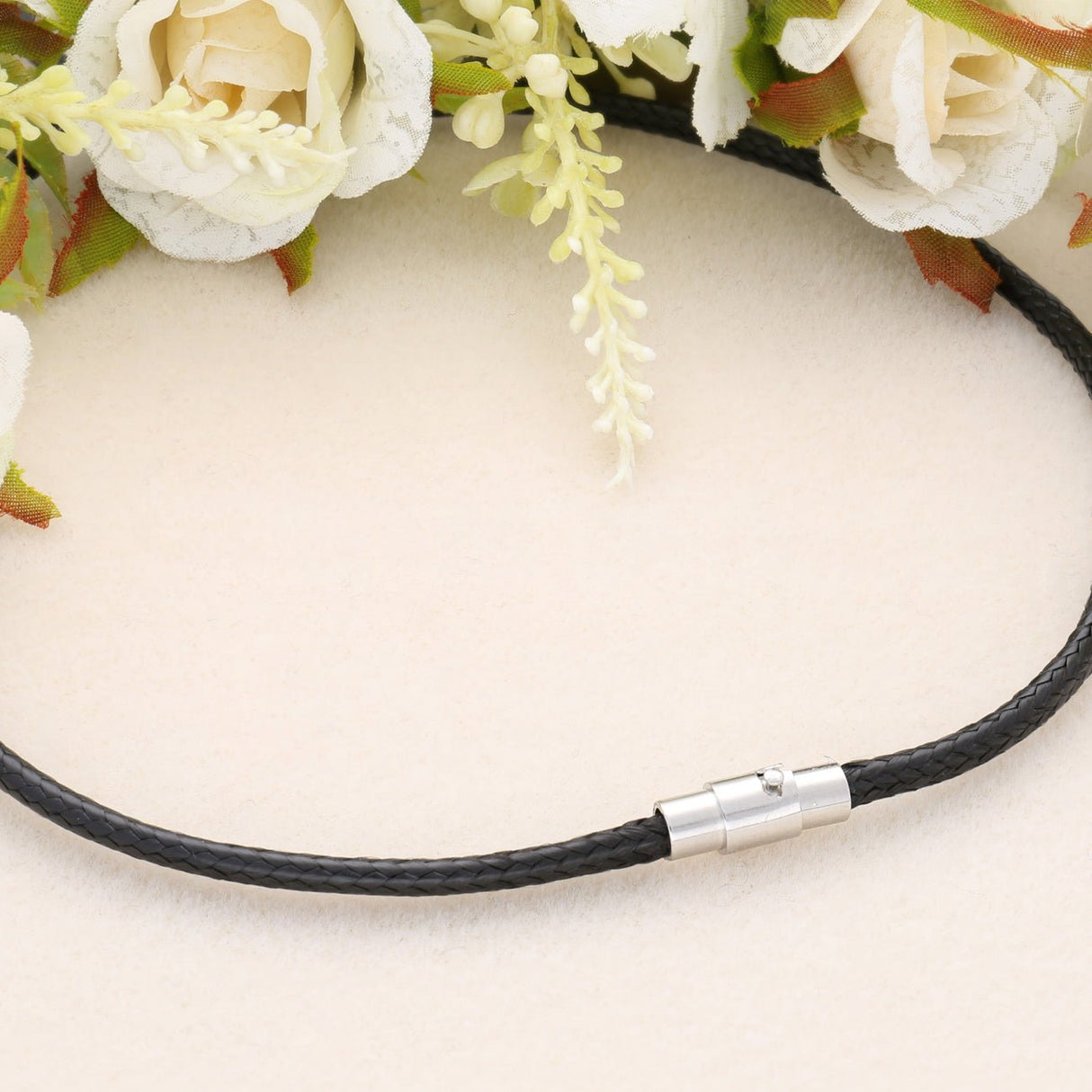 Magnetischer Schraubverschluss – Farbe Platin - PerlineBeads