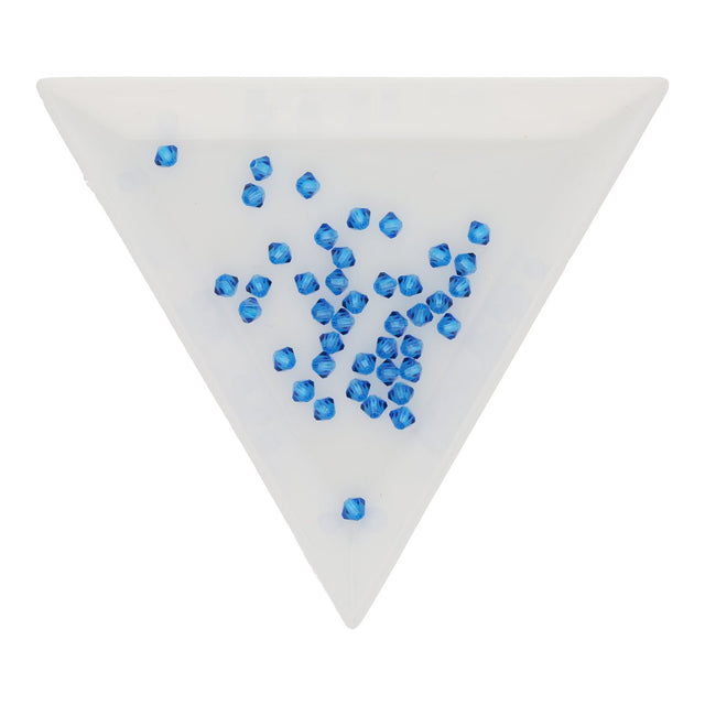 M.C. Doppelkegel 3 mm - Capri Blue - PerlineBeads