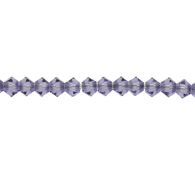 M.C. Doppelkegel 3 mm - Tanzanite - PerlineBeads
