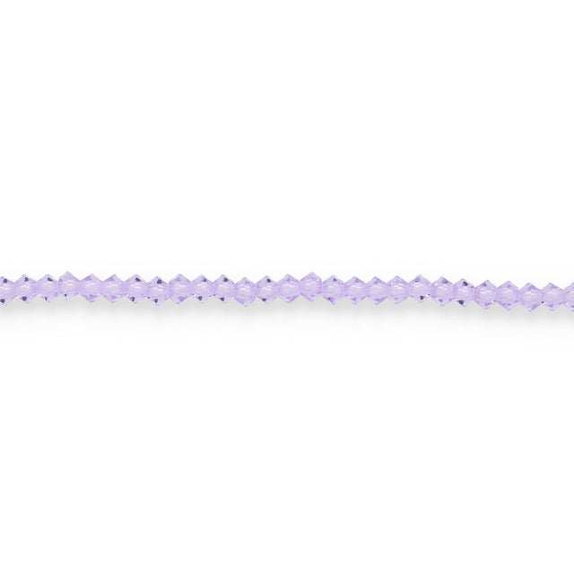 M.C. Doppelkegel 3 mm - Violet - PerlineBeads