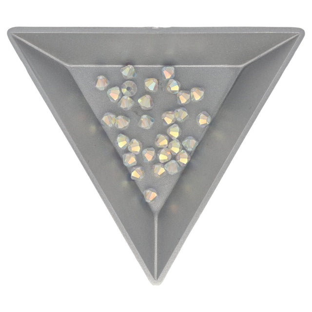 M.C. Doppelkegel 4 mm - Crystal AB 2x - PerlineBeads