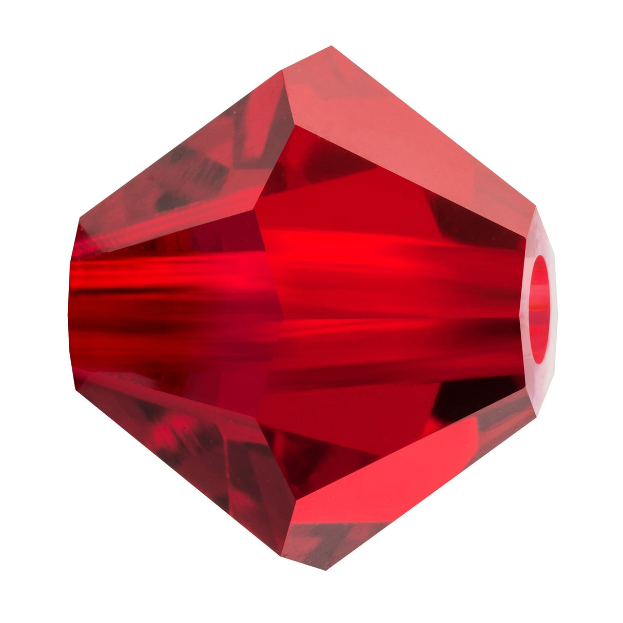 M.C. Doppelkegel 4 mm - Siam - PerlineBeads